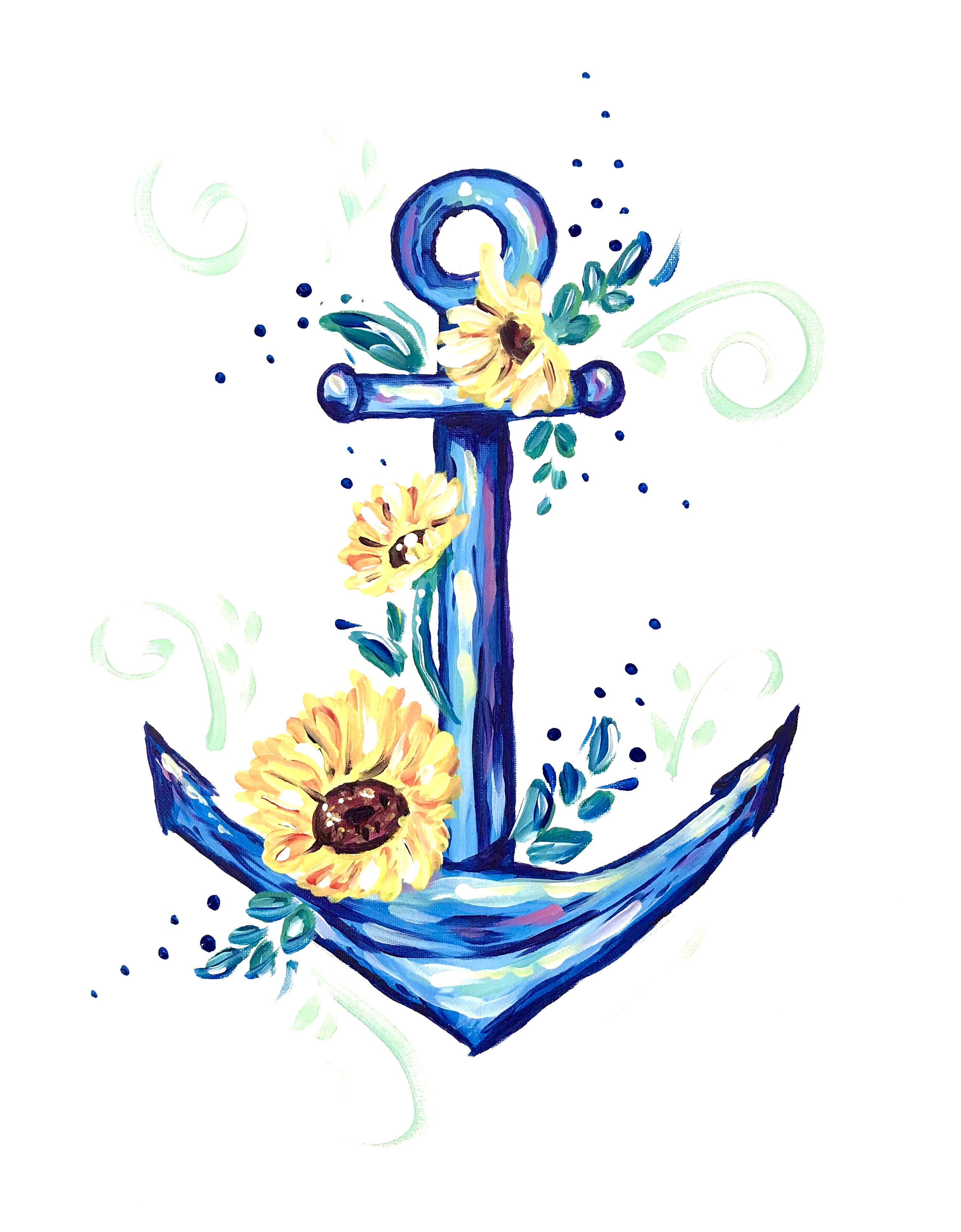 A Anchor with Sunflowers experience project by Yaymaker