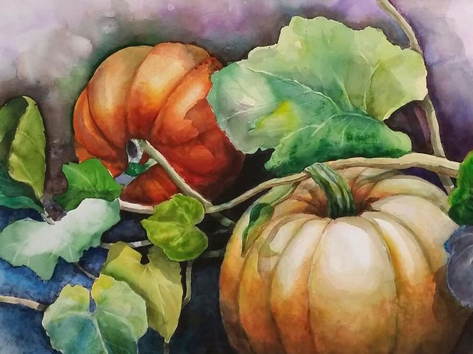A Pumpkins in Watercolor experience project by Yaymaker