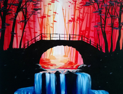A Down Stream paint nite project by Yaymaker