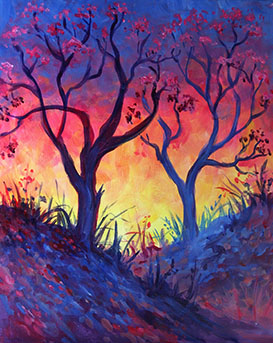 A Spring Passion paint nite project by Yaymaker