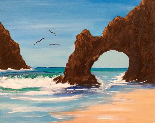 A A Getaway paint nite project by Yaymaker
