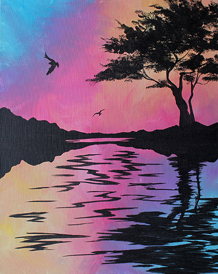 A Calming paint nite project by Yaymaker