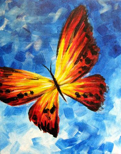 A Butterfly 3 paint nite project by Yaymaker
