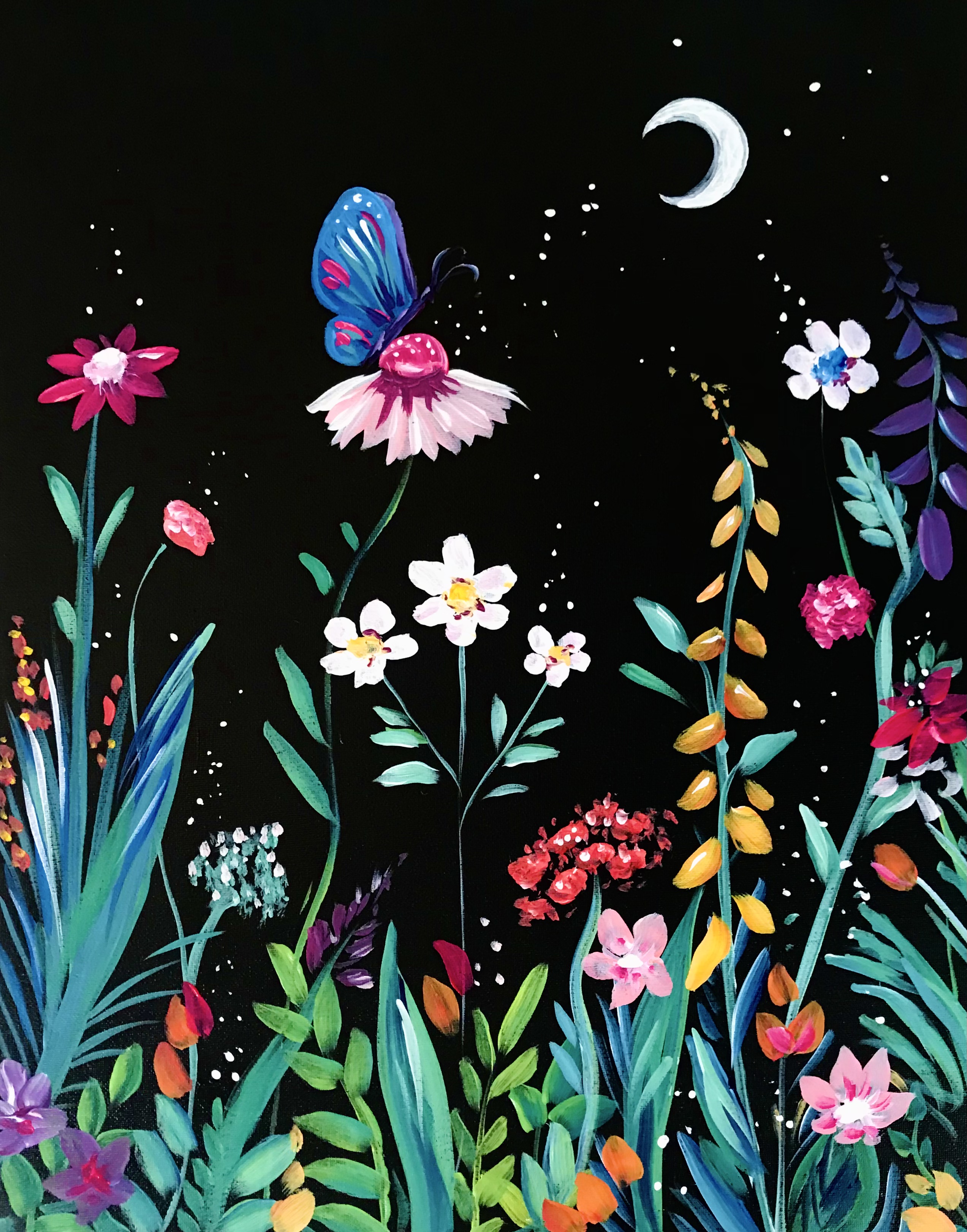 A Midnight Butterfly Garden experience project by Yaymaker
