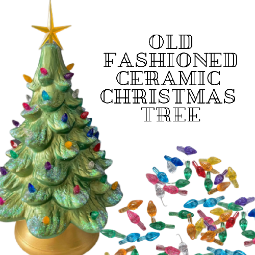A Old Fashioned Ceramic Christmas Tree Lights Included experience project by Yaymaker