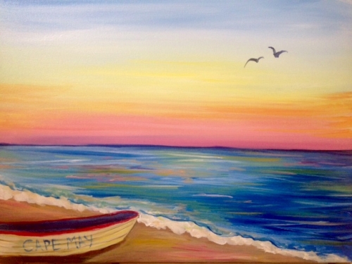 A Cape May paint nite project by Yaymaker