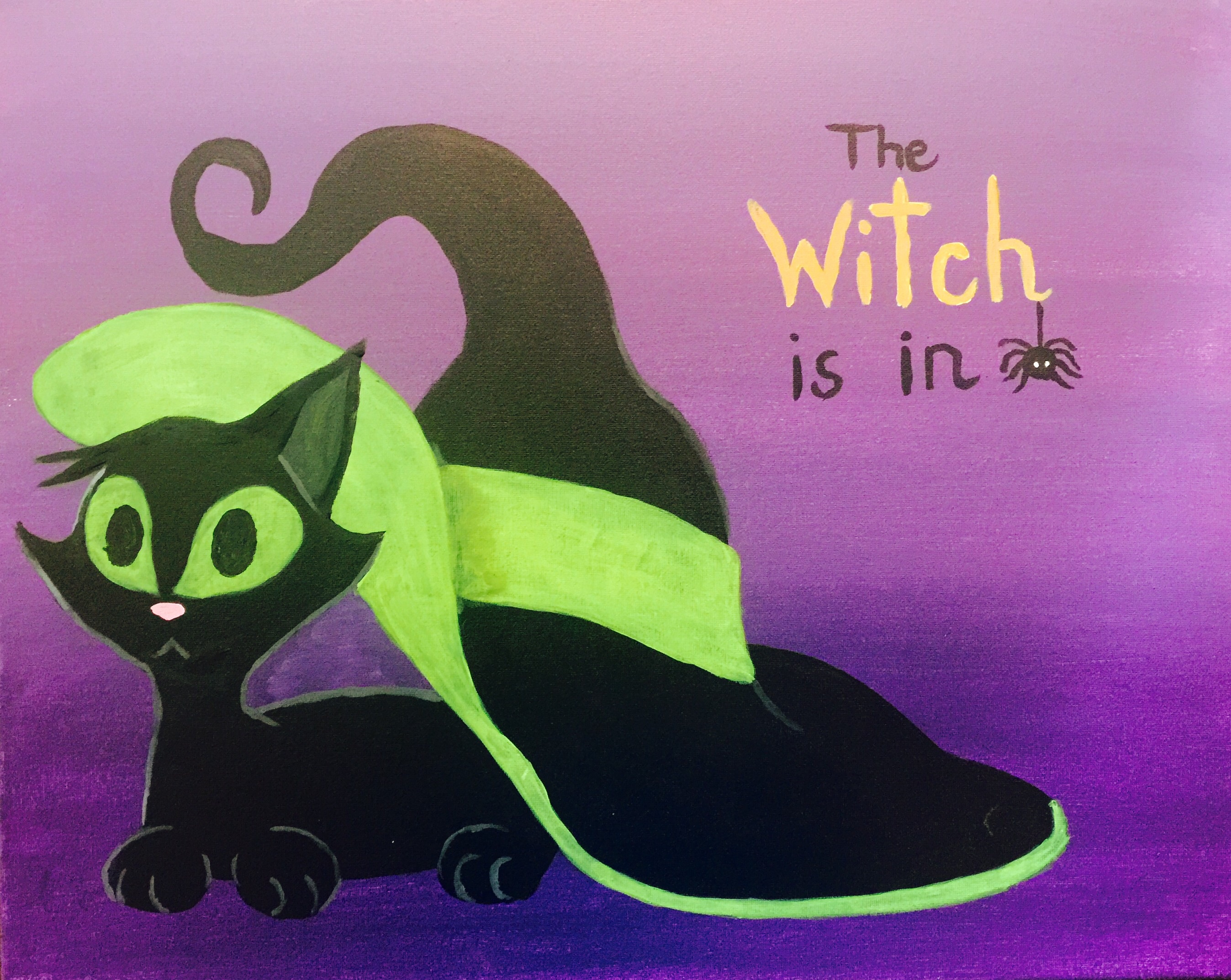A The Witch is In paint nite project by Yaymaker