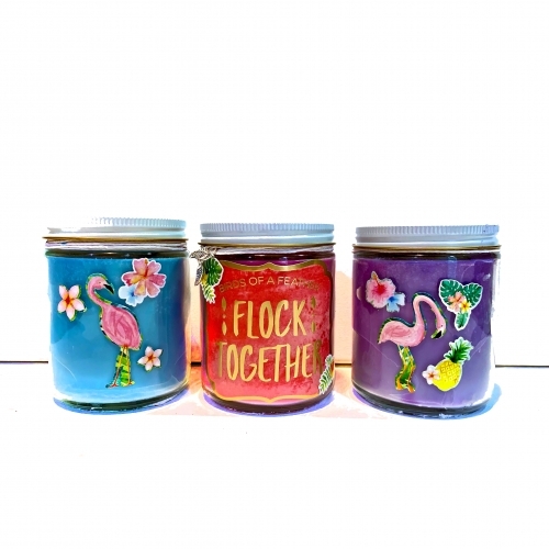 A Flamingo Candle Trio v1 experience project by Yaymaker