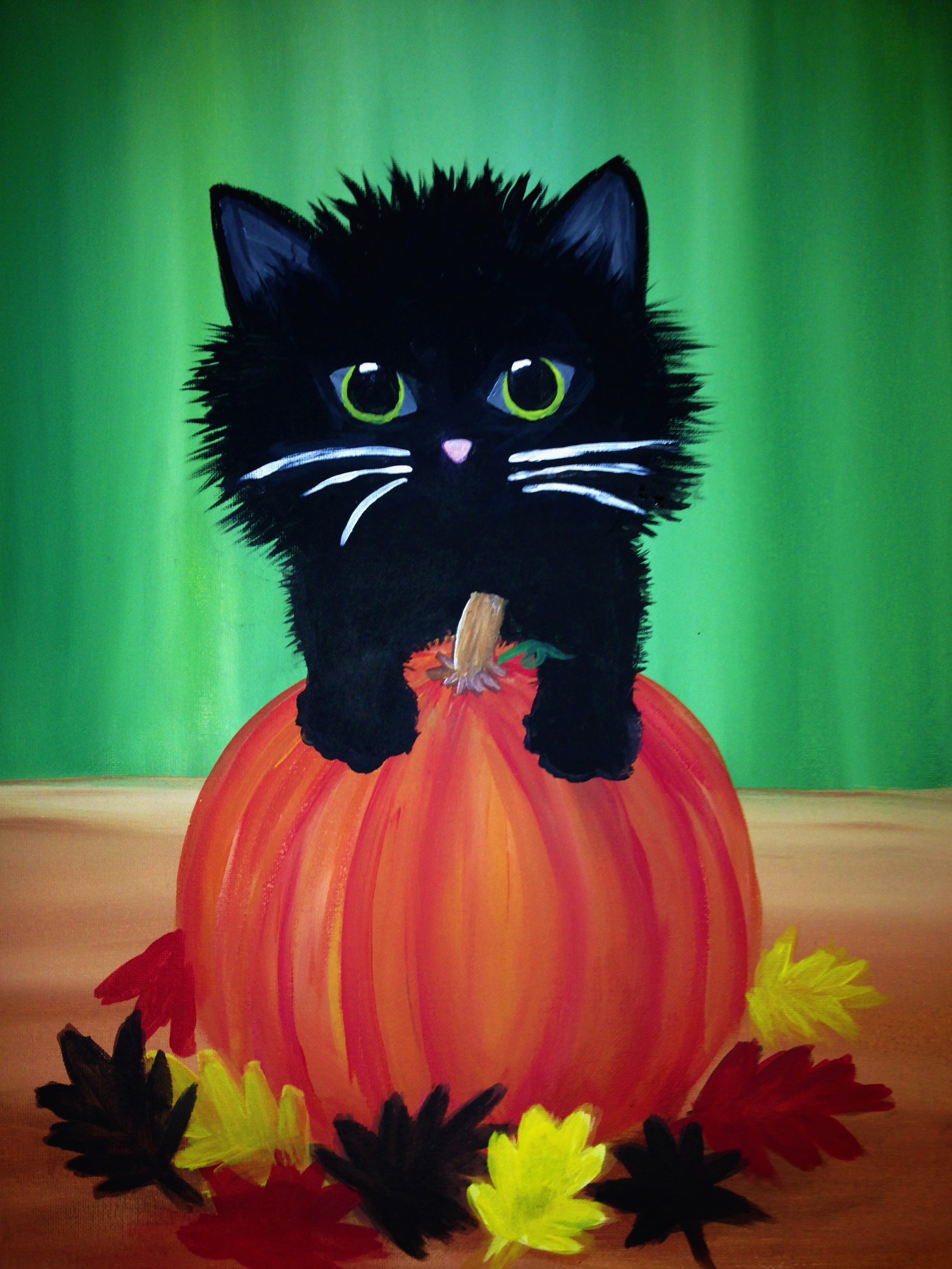A Beautifall Kitten paint nite project by Yaymaker