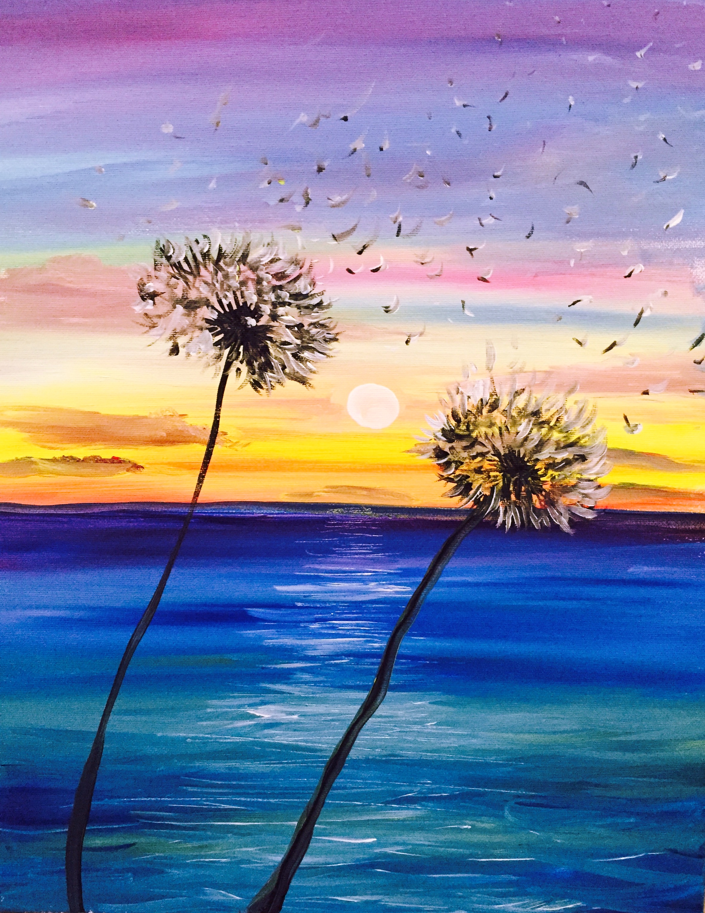 A Night Wish paint nite project by Yaymaker