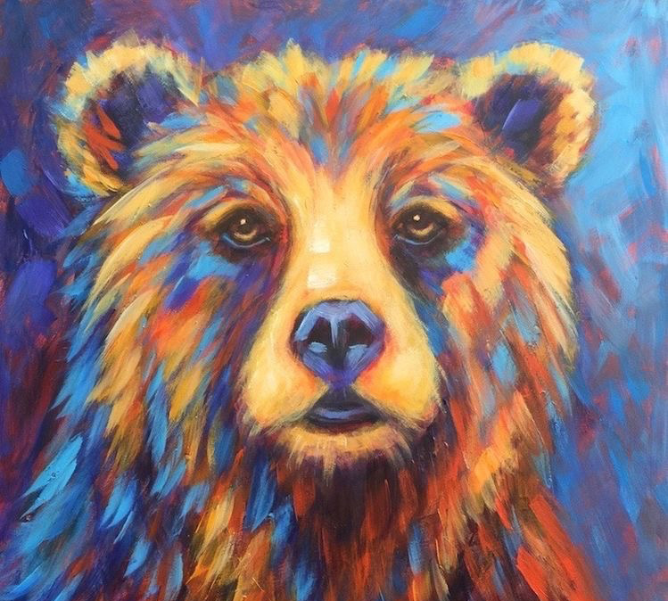 Paint Nite On-Demand: Brown bear with Ghazal Fine Arts