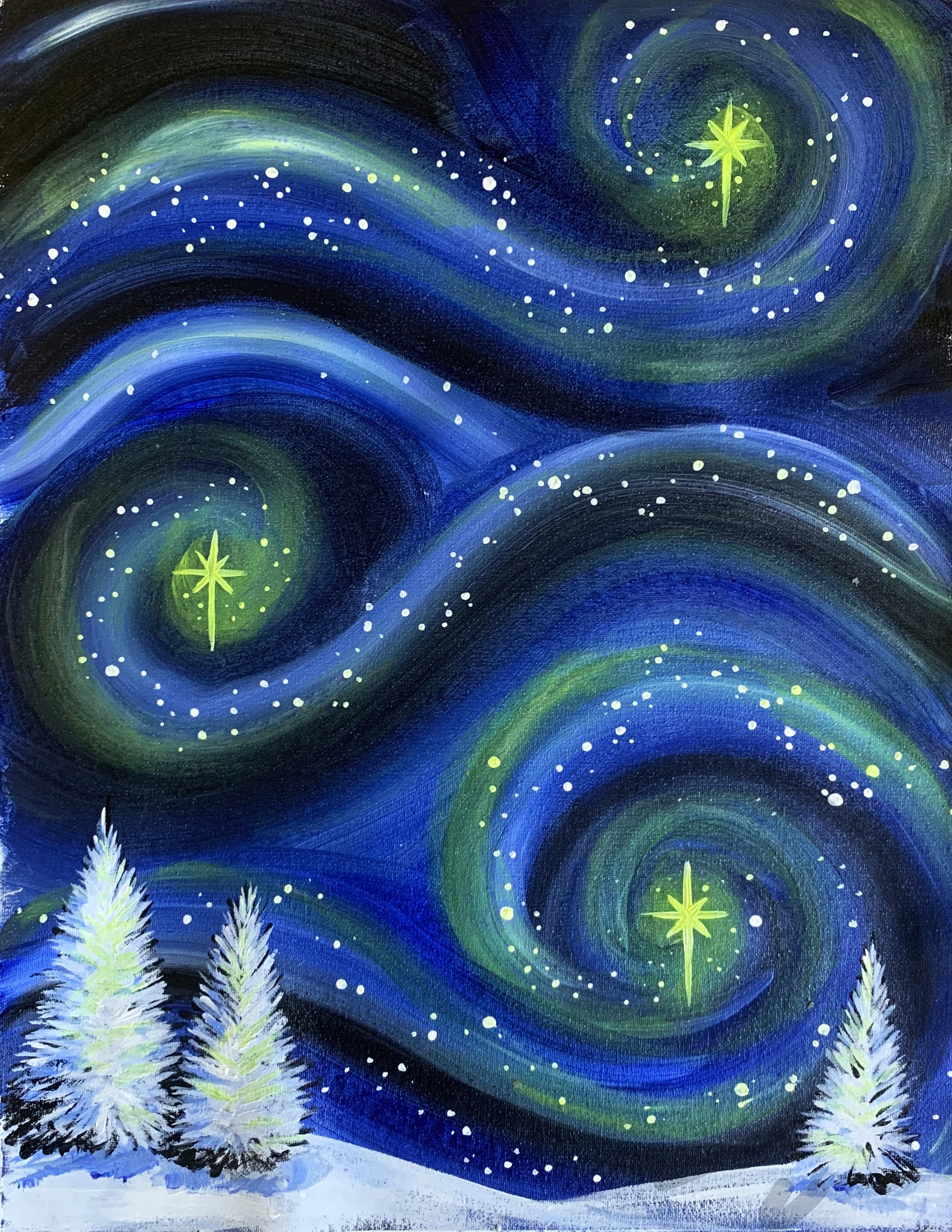 A Winter Starry Night experience project by Yaymaker