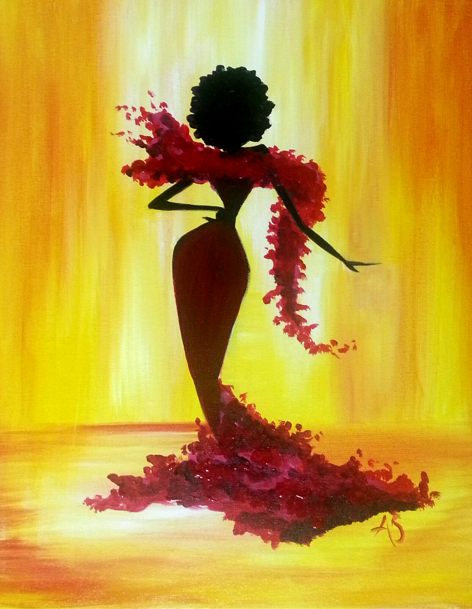 A Coco Caliente paint nite project by Yaymaker