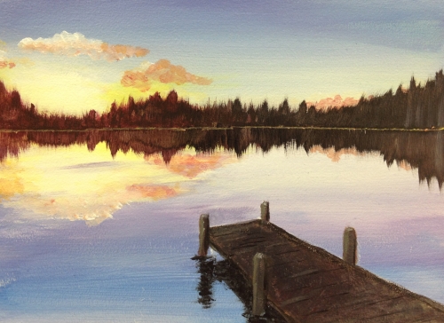 A The Dock II paint nite project by Yaymaker