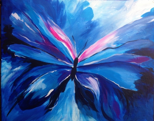 A Butterfly Dream II paint nite project by Yaymaker