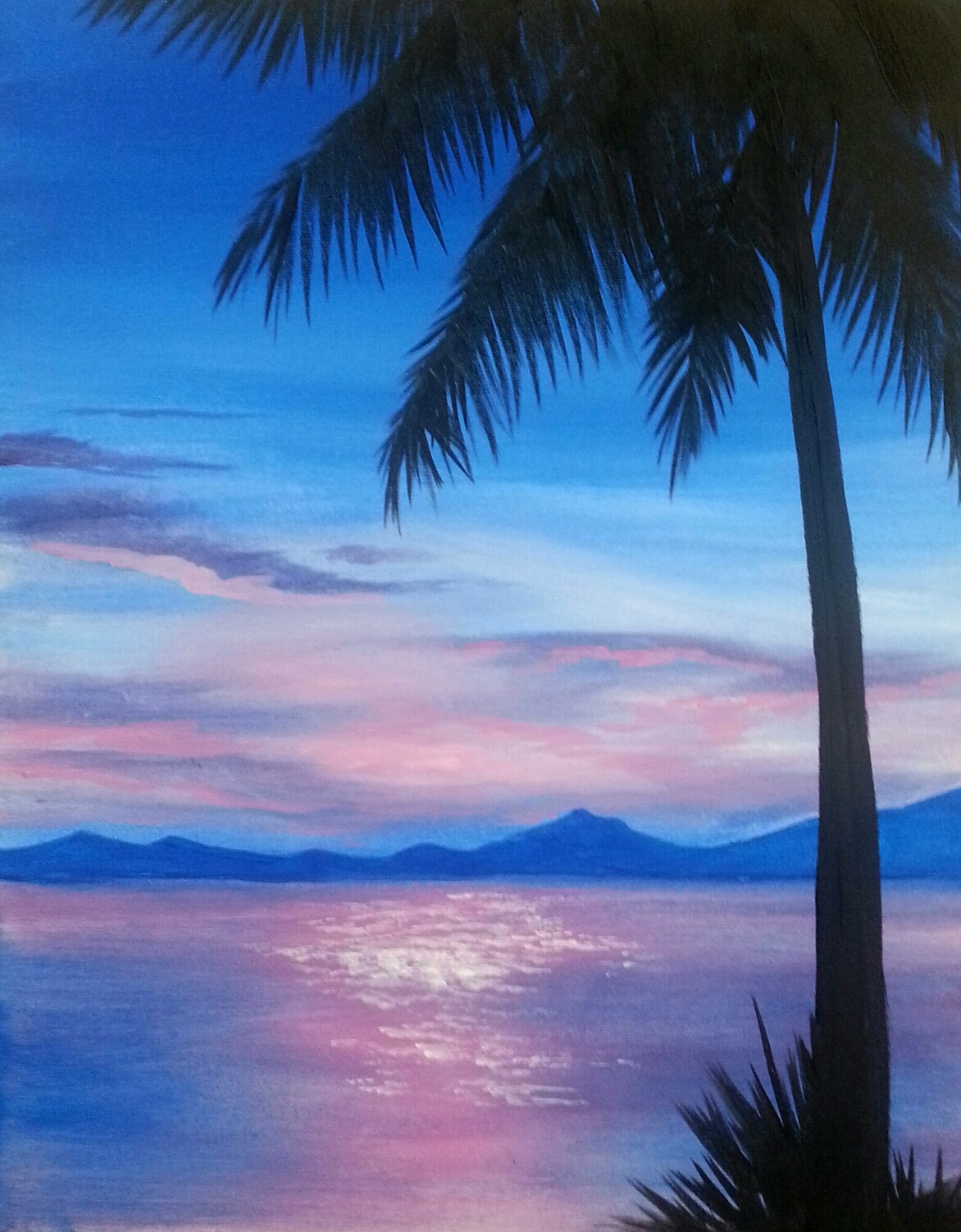 A Lavender Seas paint nite project by Yaymaker