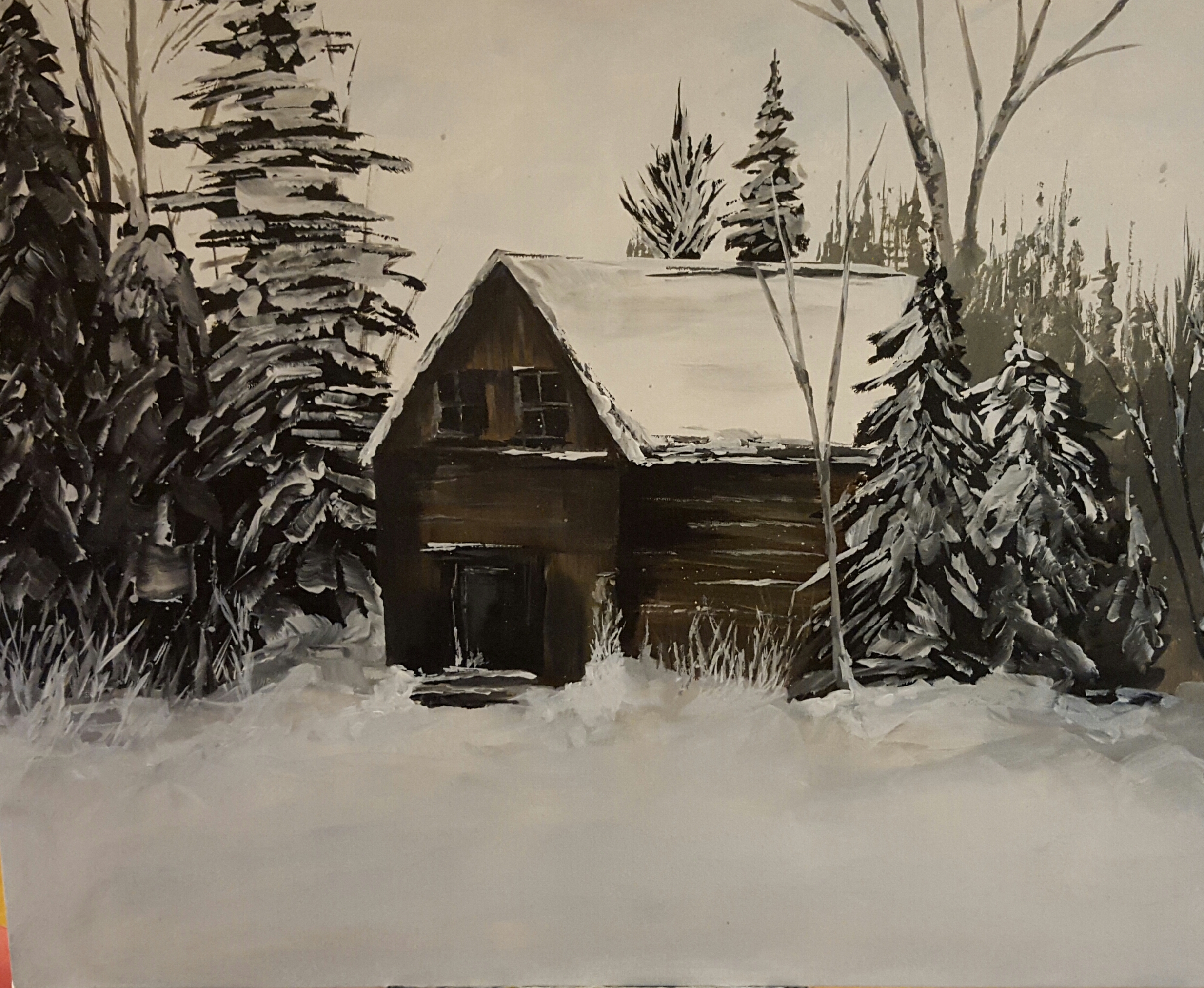 A Old Barn paint nite project by Yaymaker