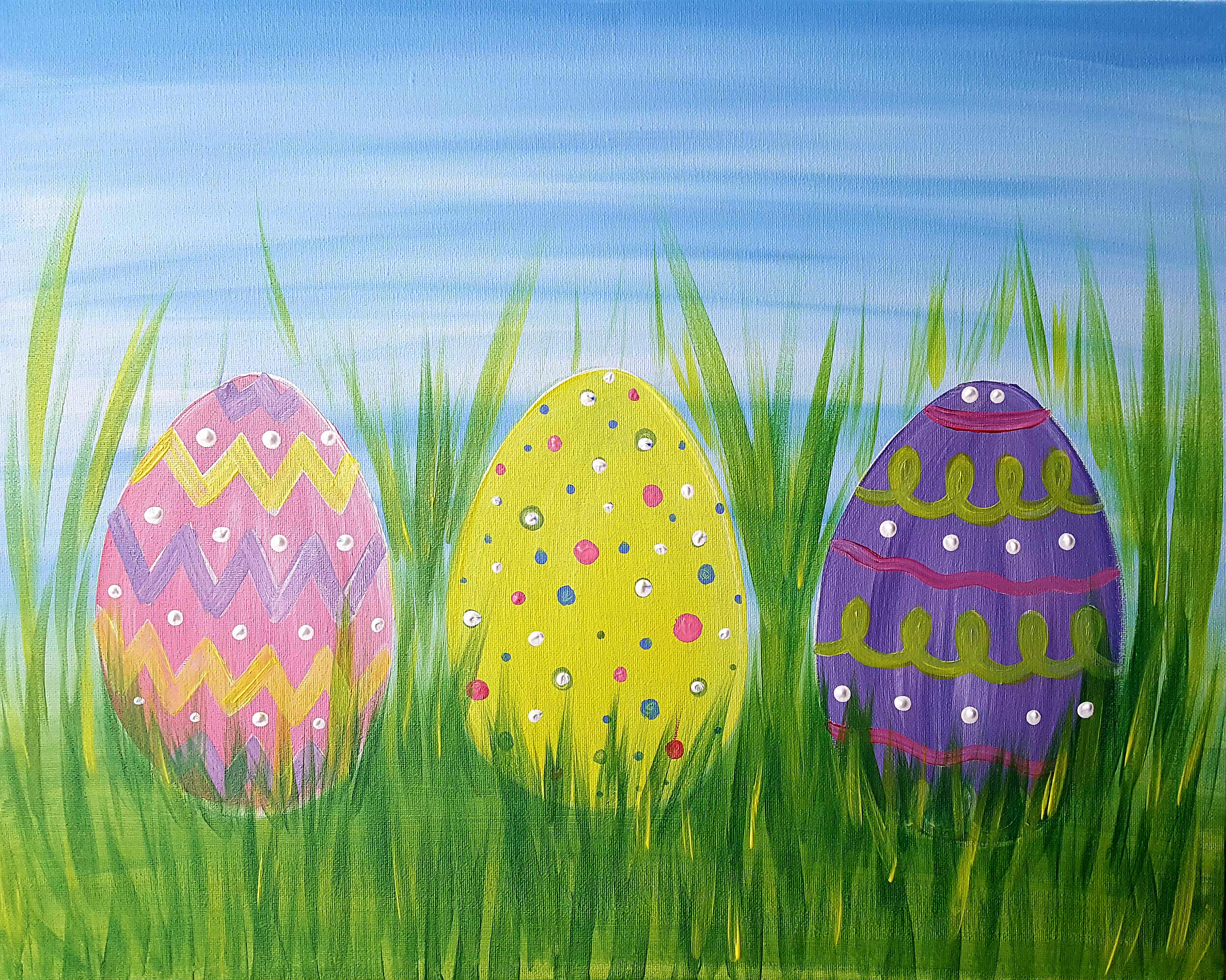 A Easter Eggs paint nite project by Yaymaker