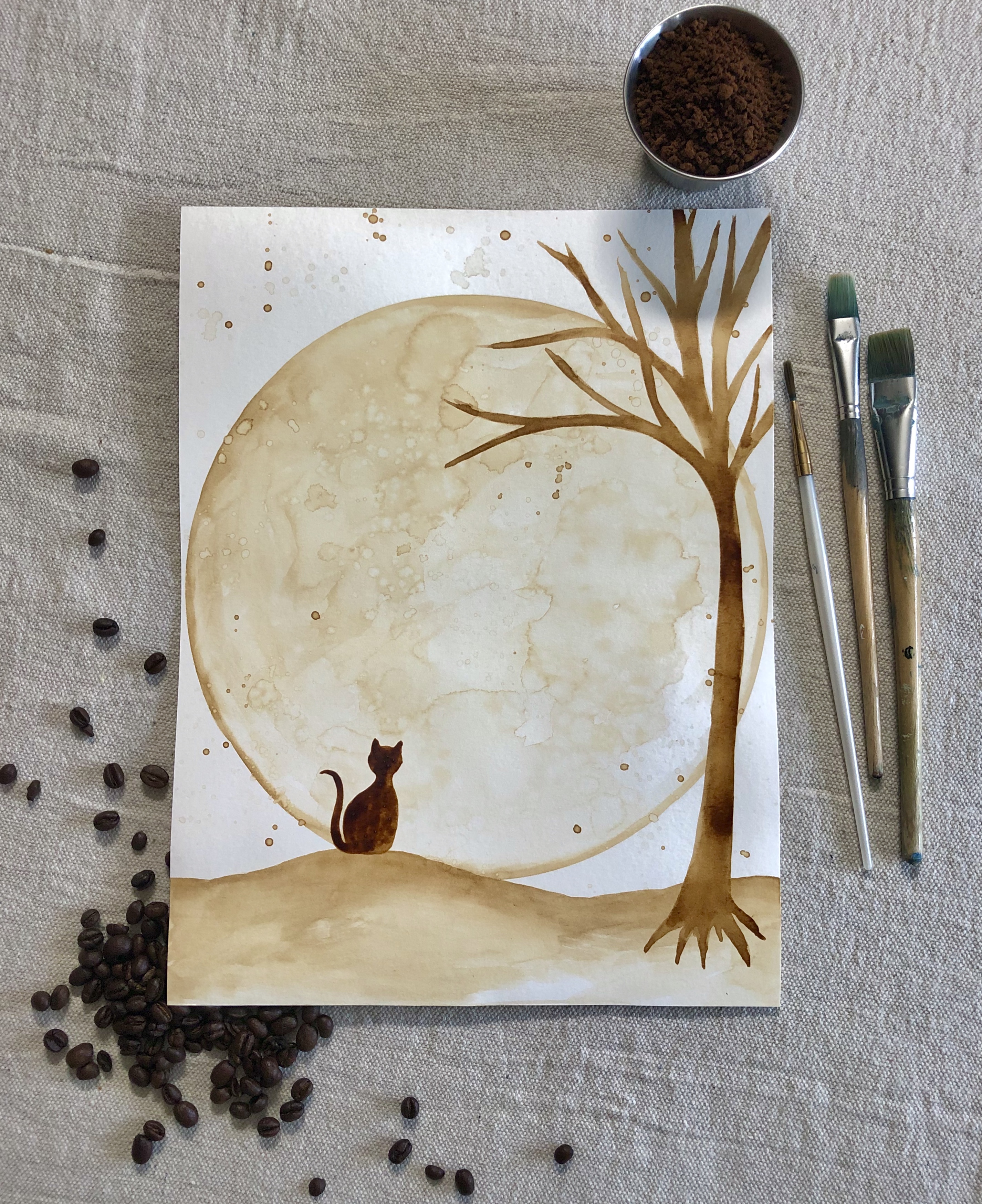 A Coffee Cat  A Full Moon experience project by Yaymaker