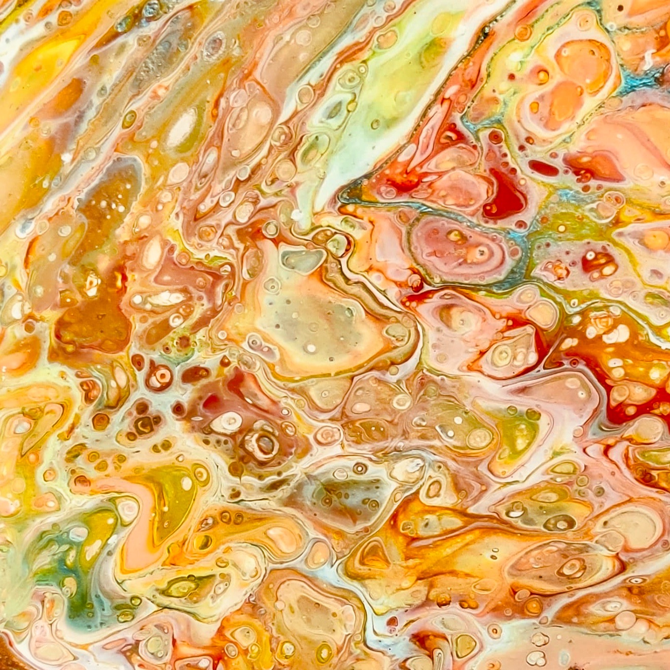 A Acrylic  Pour Flip Cup technique experience project by Yaymaker