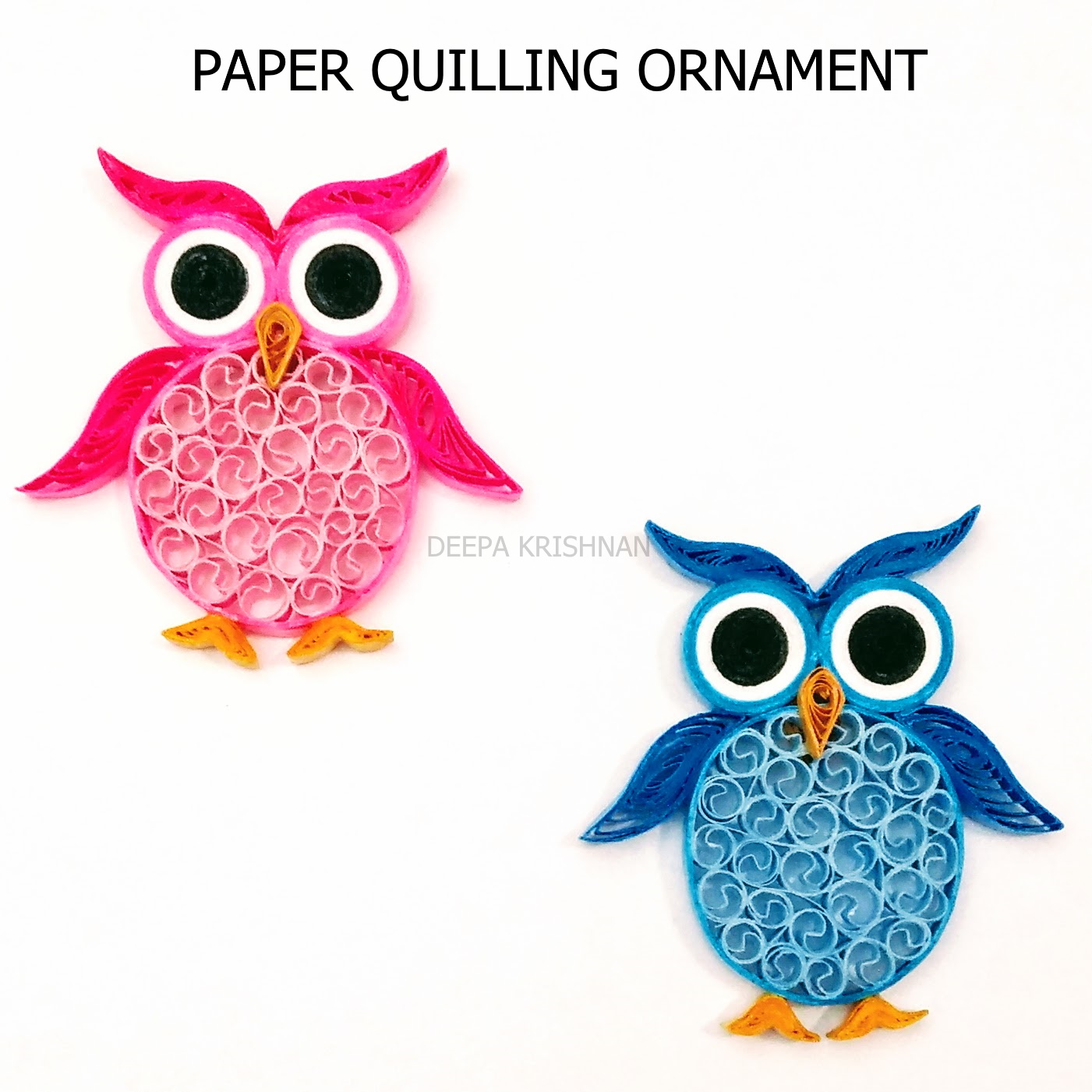 A Paper Quilling  Owl Ornament  experience project by Yaymaker