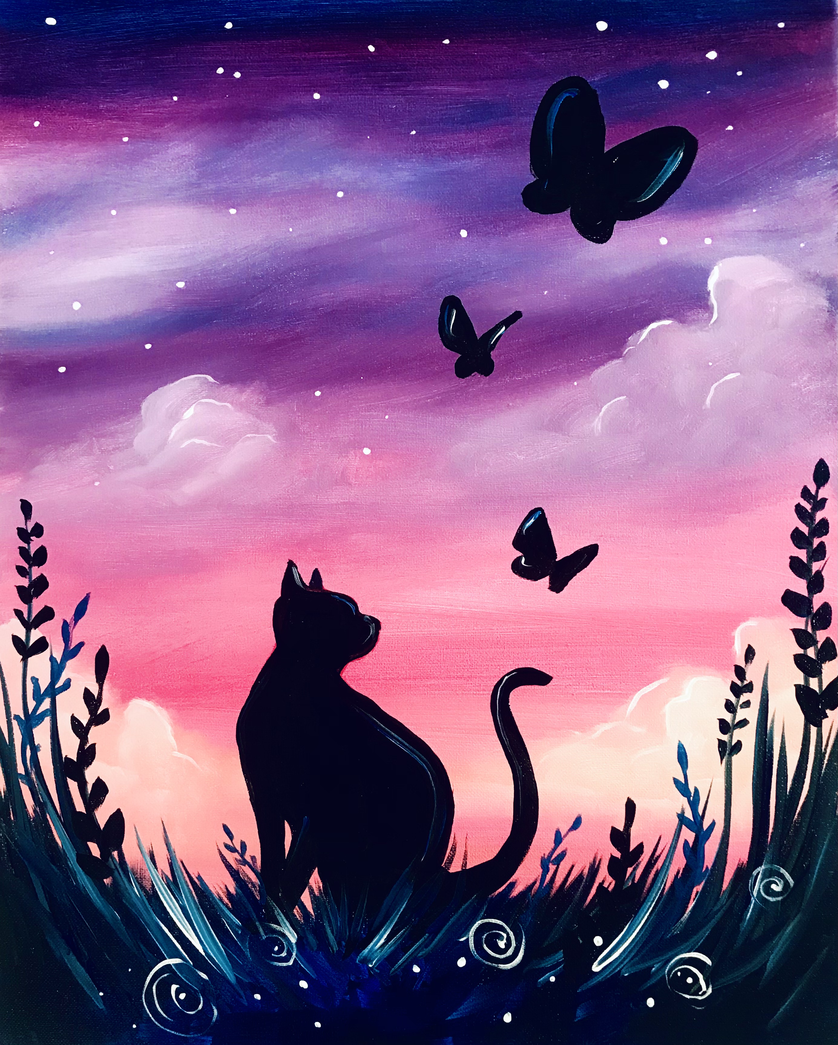 A Cat and Butterflies  experience project by Yaymaker