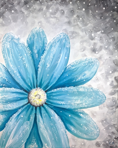 A Snow Dusted Daisy with JOANN experience project by Yaymaker