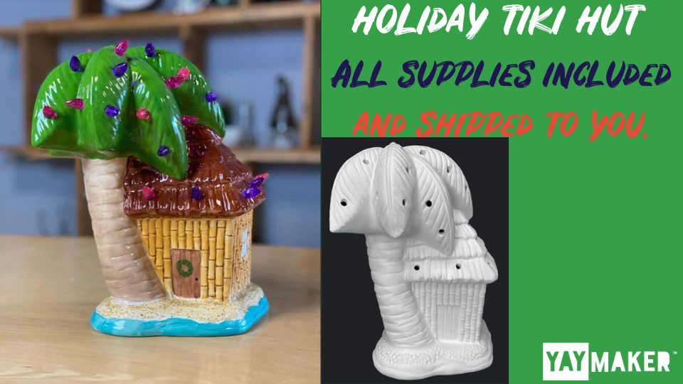 A Ceramic Holiday Tiki Hut experience project by Yaymaker