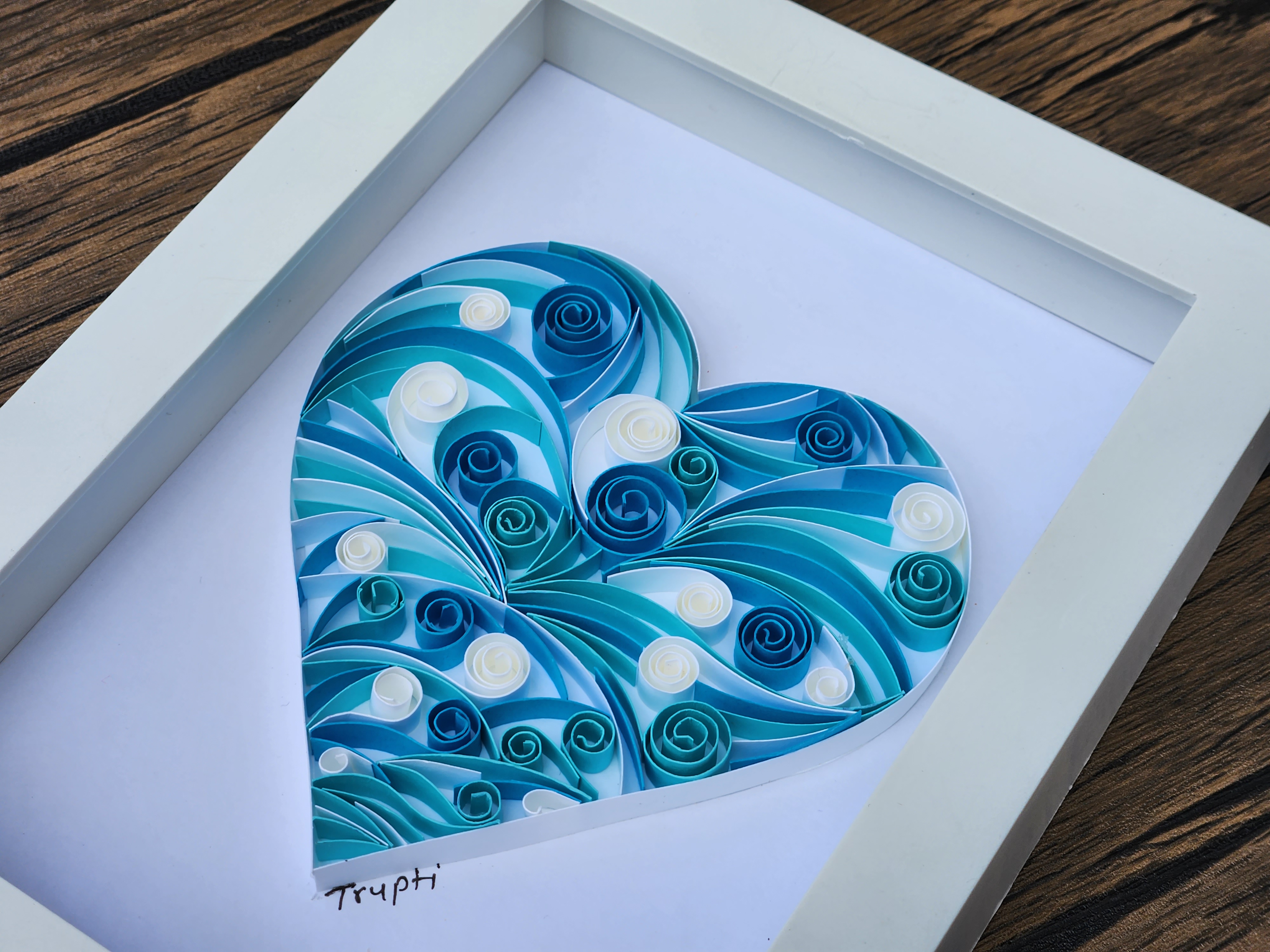 Paper Quilling: Paper Quilling Heart with Trupti More, 01/16/2024