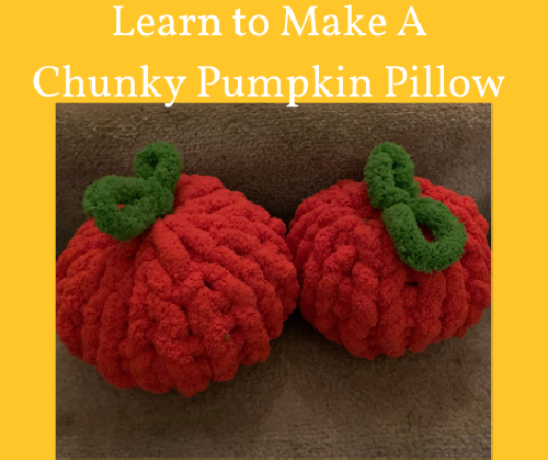 A Learn to Make A Chunky Pumpkin Pillow experience project by Yaymaker