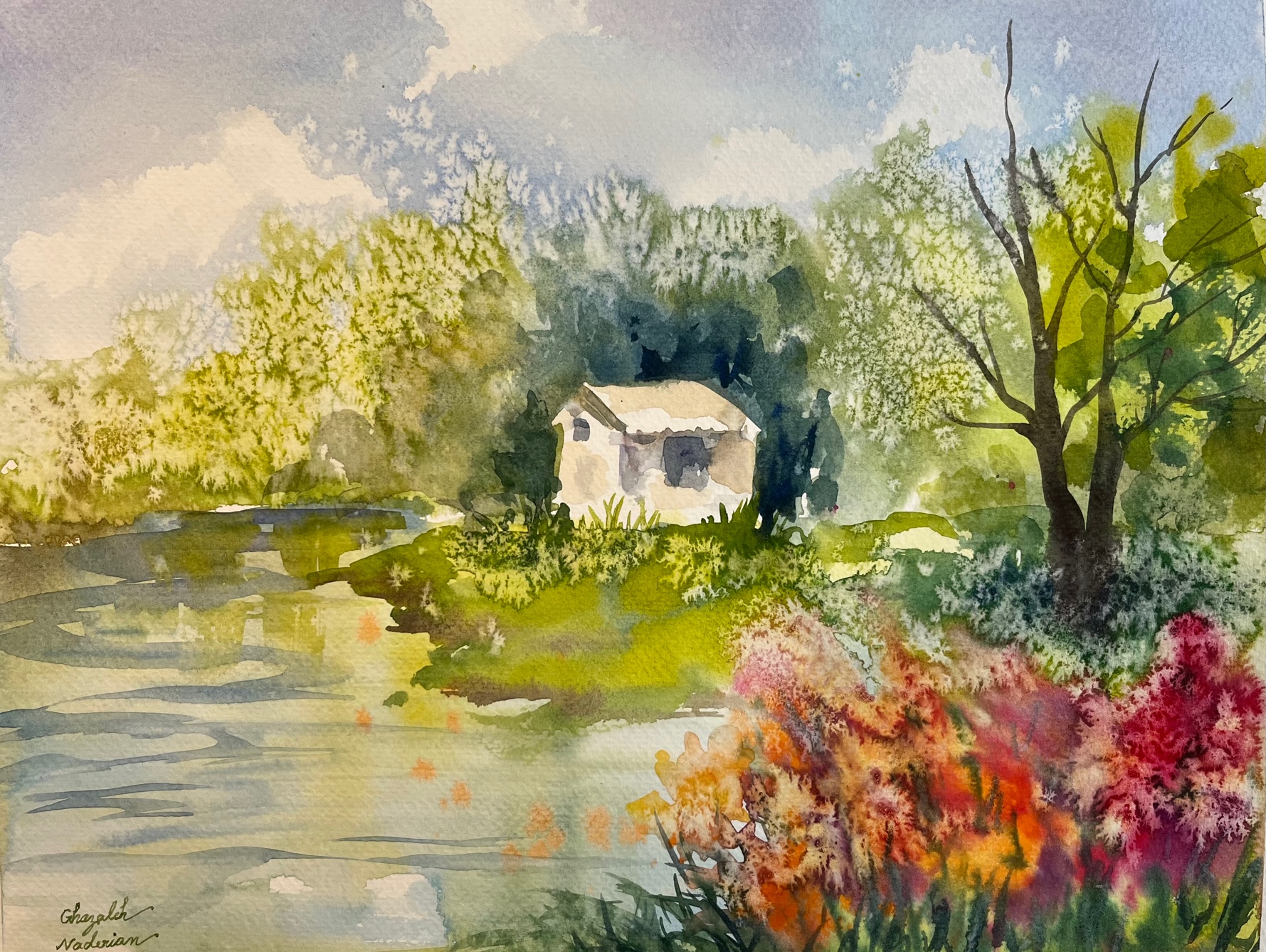 A Watercolor Warm Landscape  experience project by Yaymaker