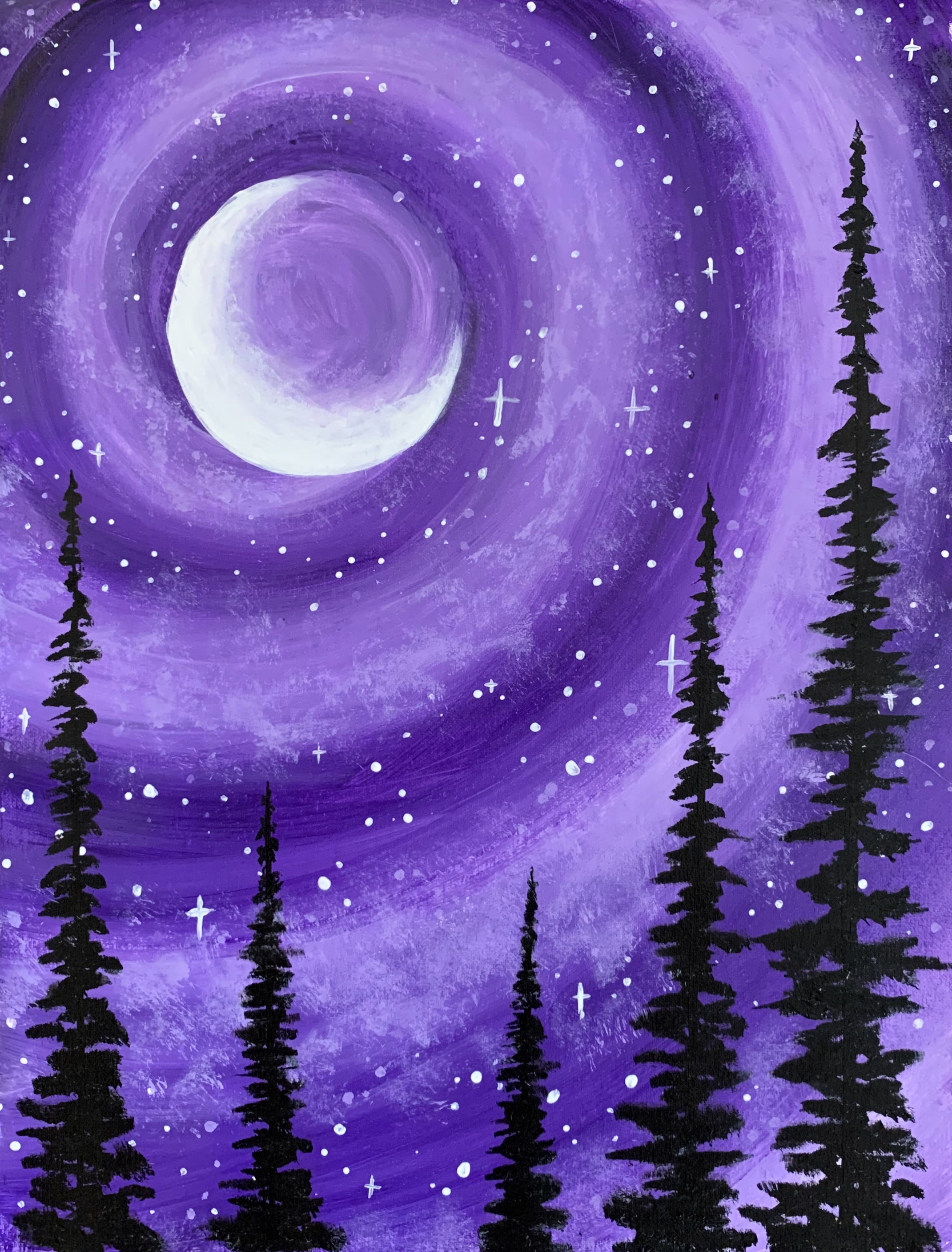 A Purple Galaxy Forest experience project by Yaymaker