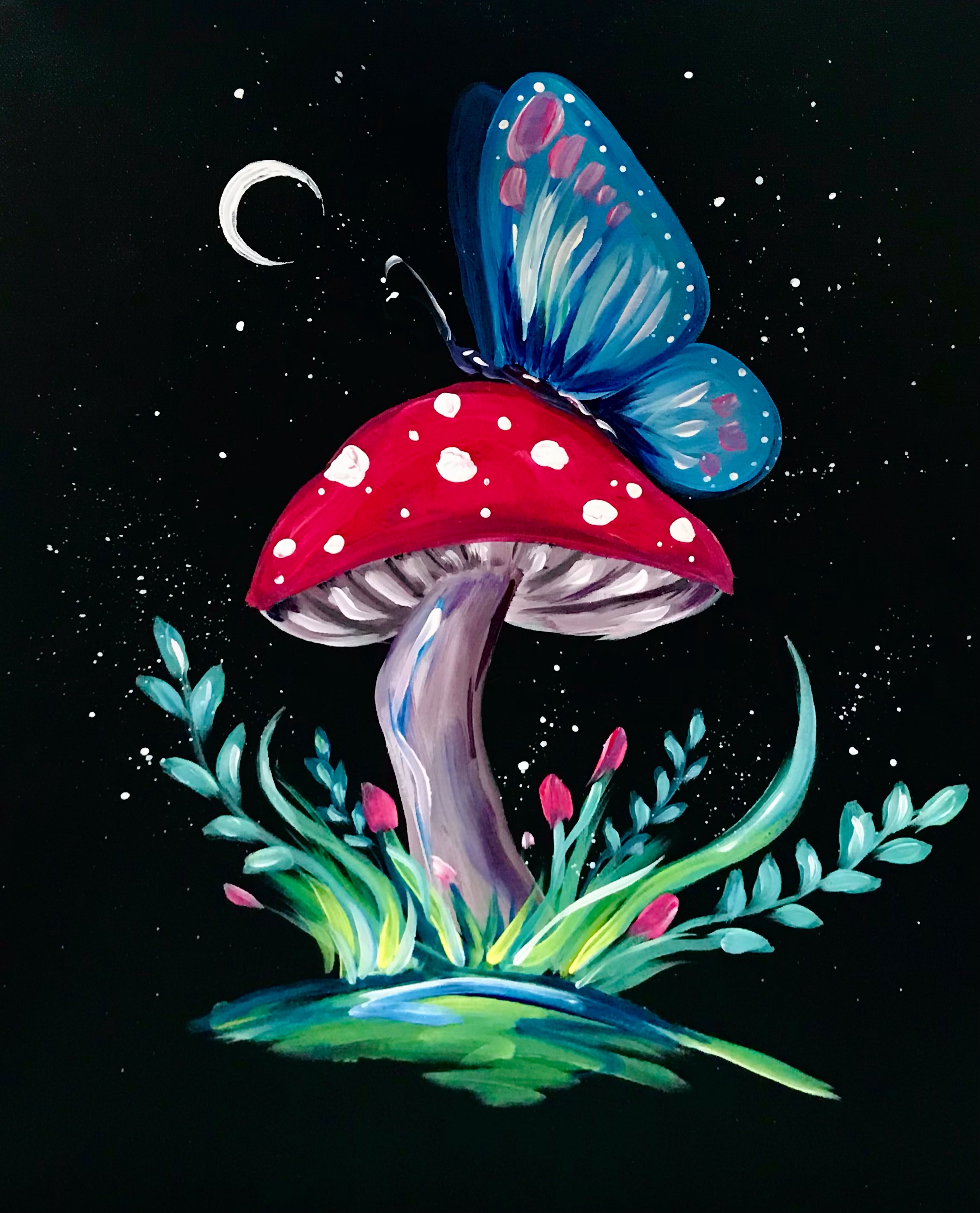 A Magic Mushroom Butterfly experience project by Yaymaker