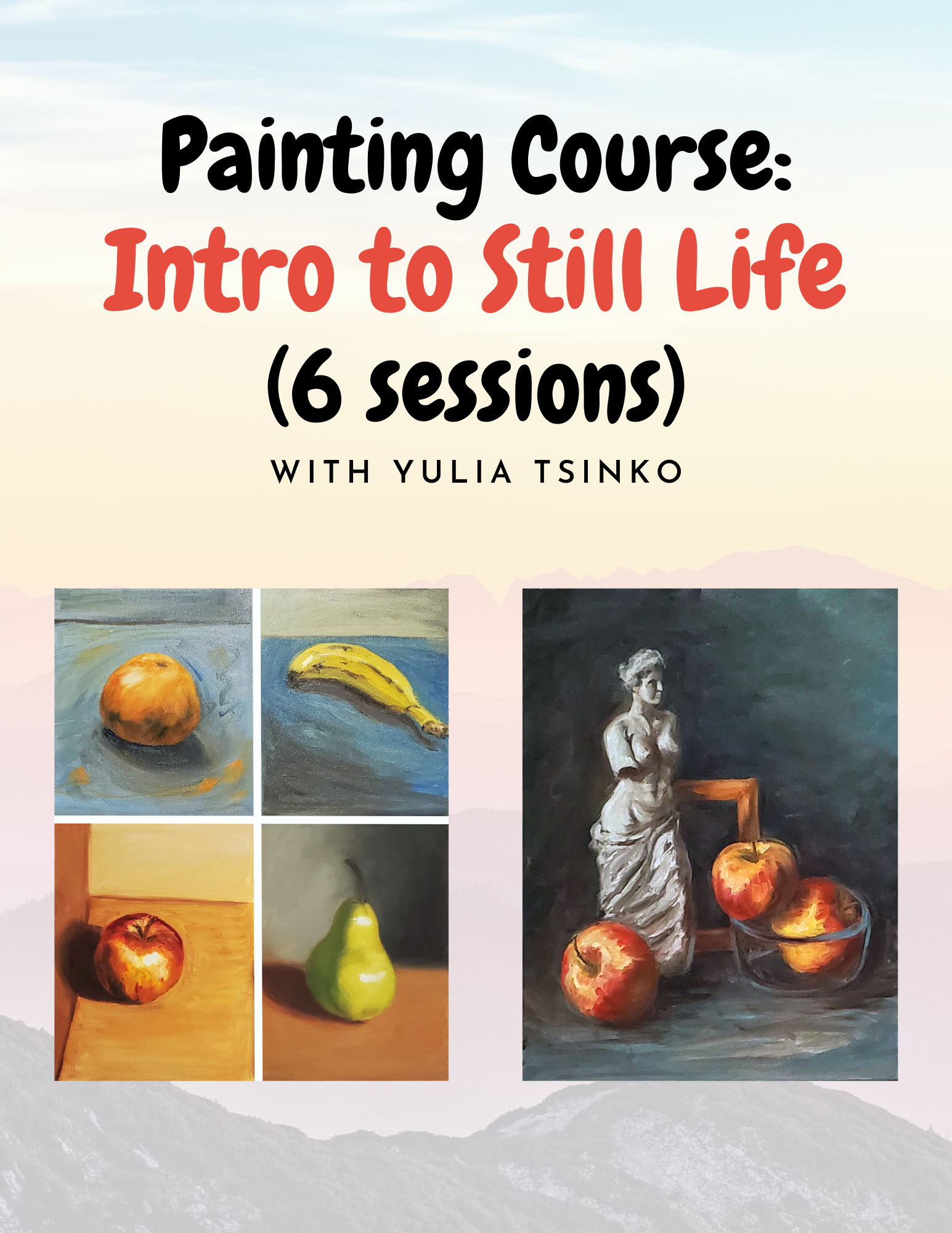 A Still Life Painting Course 6 Sessions experience project by Yaymaker