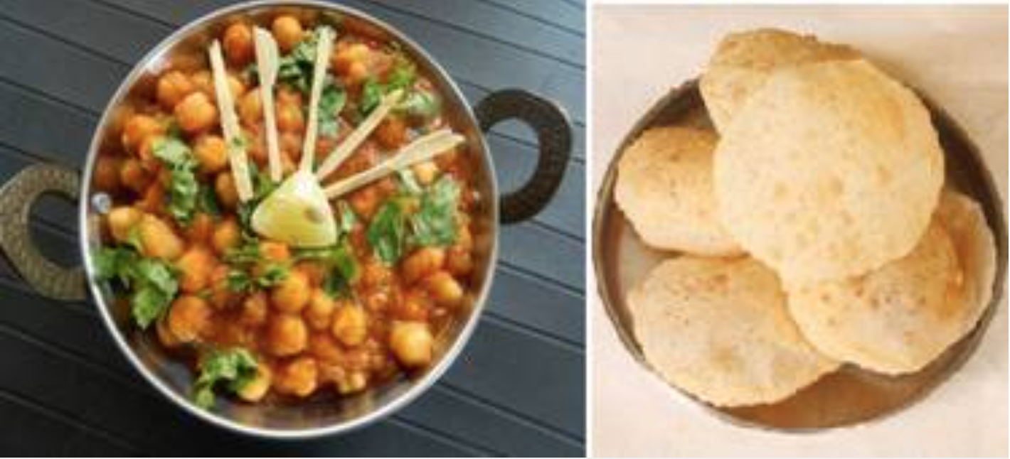 A Indian Chana Masala and Puri Fried Bread  VeganVegetarian experience project by Yaymaker
