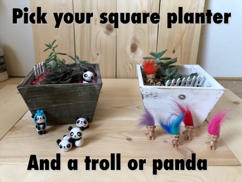 A Pick your Decor  Troll or Panda experience project by Yaymaker