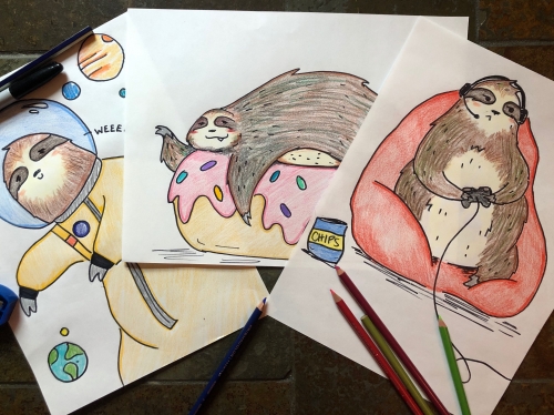 A Drawing Sloths experience project by Yaymaker
