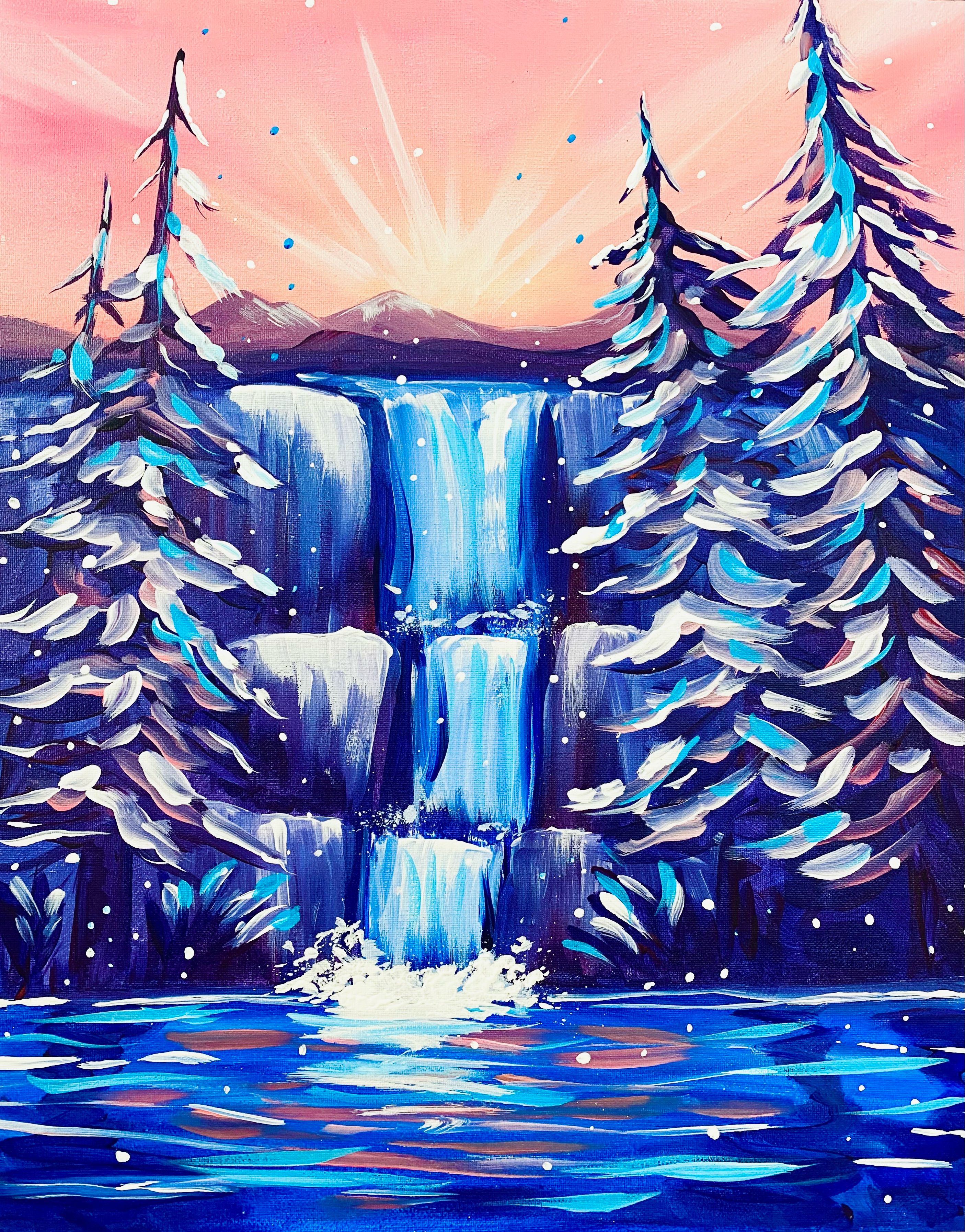 A Frozen Winter Falls experience project by Yaymaker