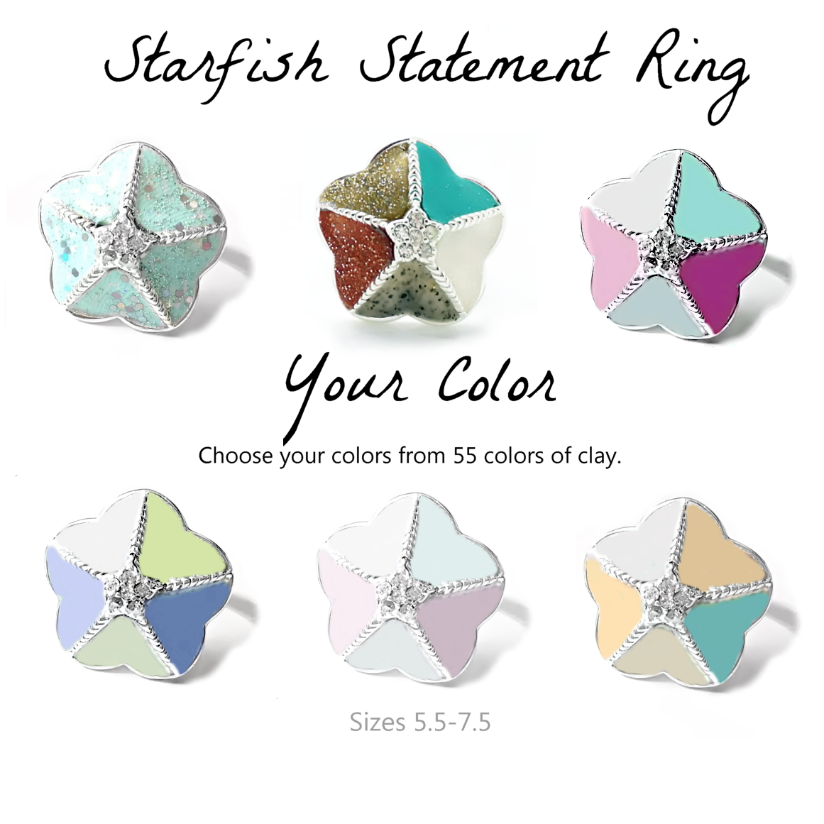 A Statement Starfish ring experience project by Yaymaker