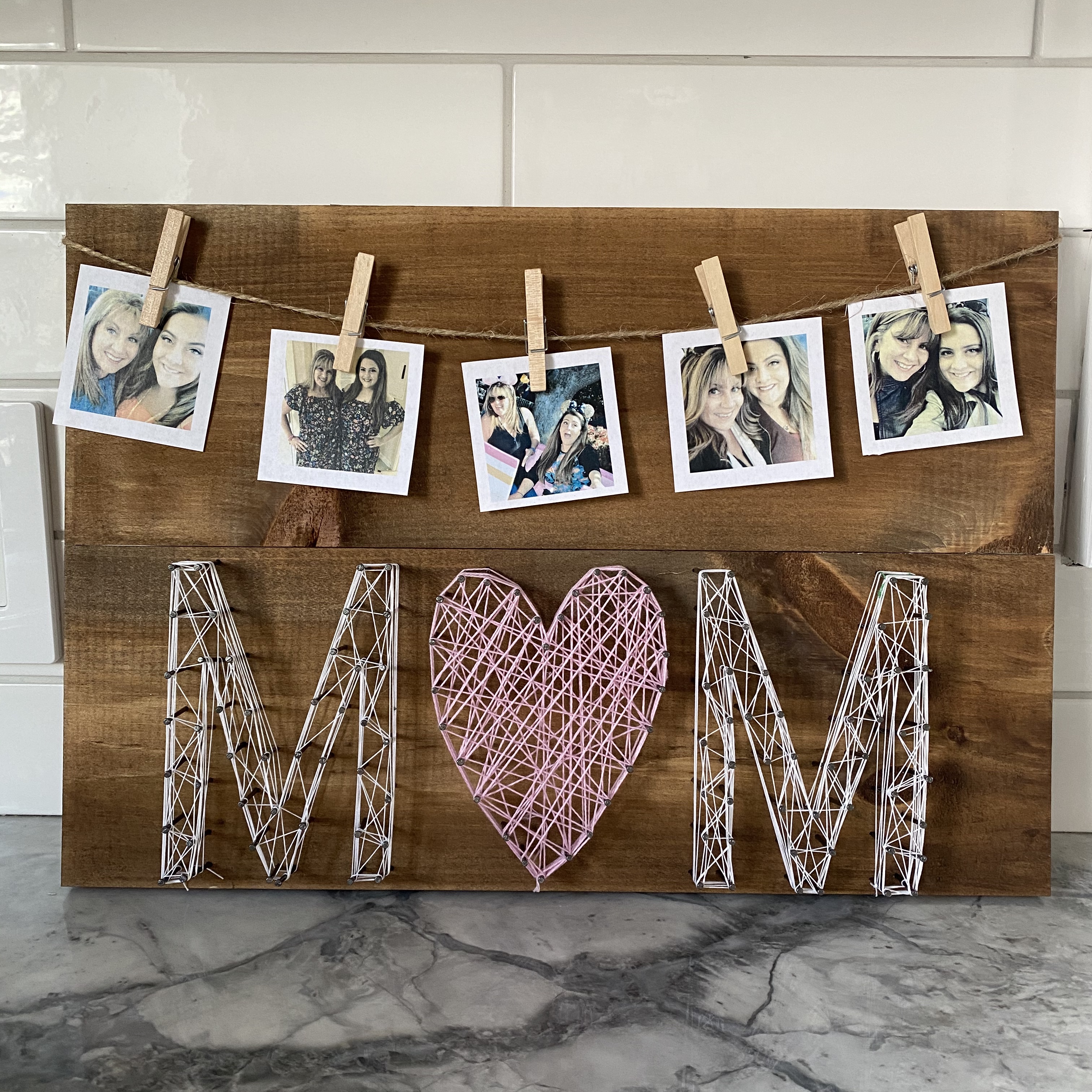 A String Art Love Mom Decor experience project by Yaymaker