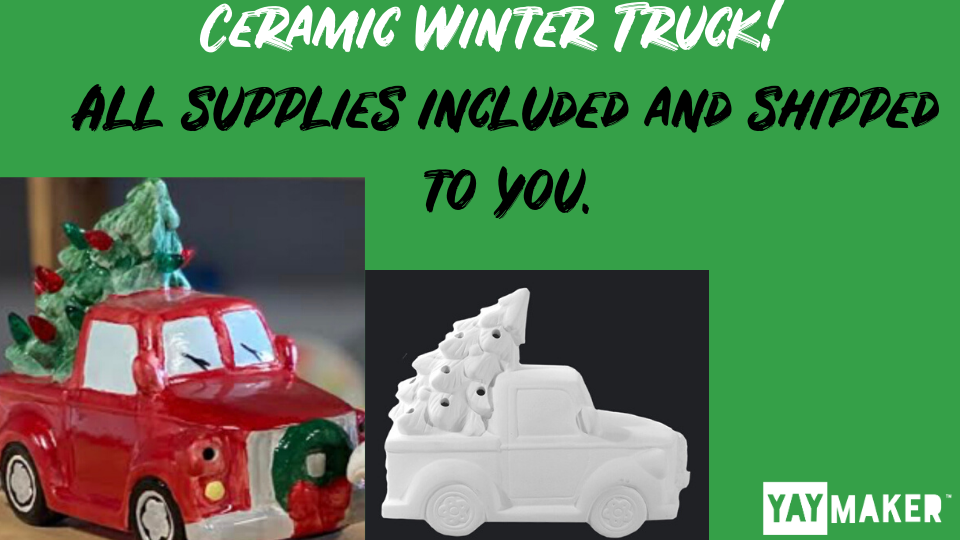 A Ceramic Winter Truck experience project by Yaymaker