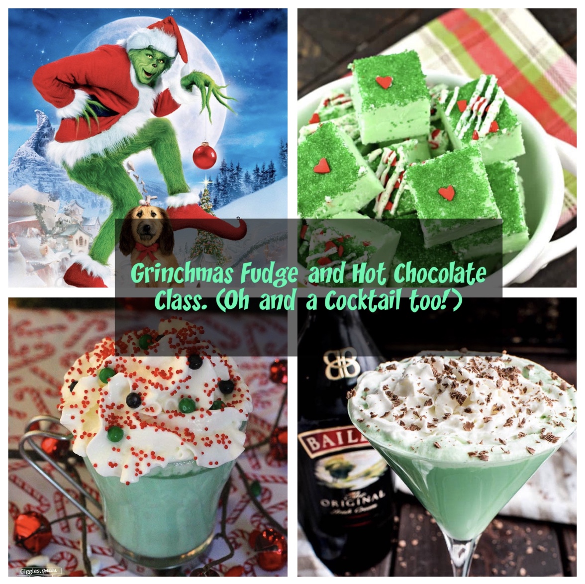 A Grinchmas Fudge Fancy Hot Chocolate and Cocktail Class experience project by Yaymaker