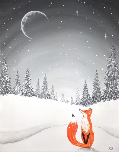 A Moonlit Winter Fox experience project by Yaymaker