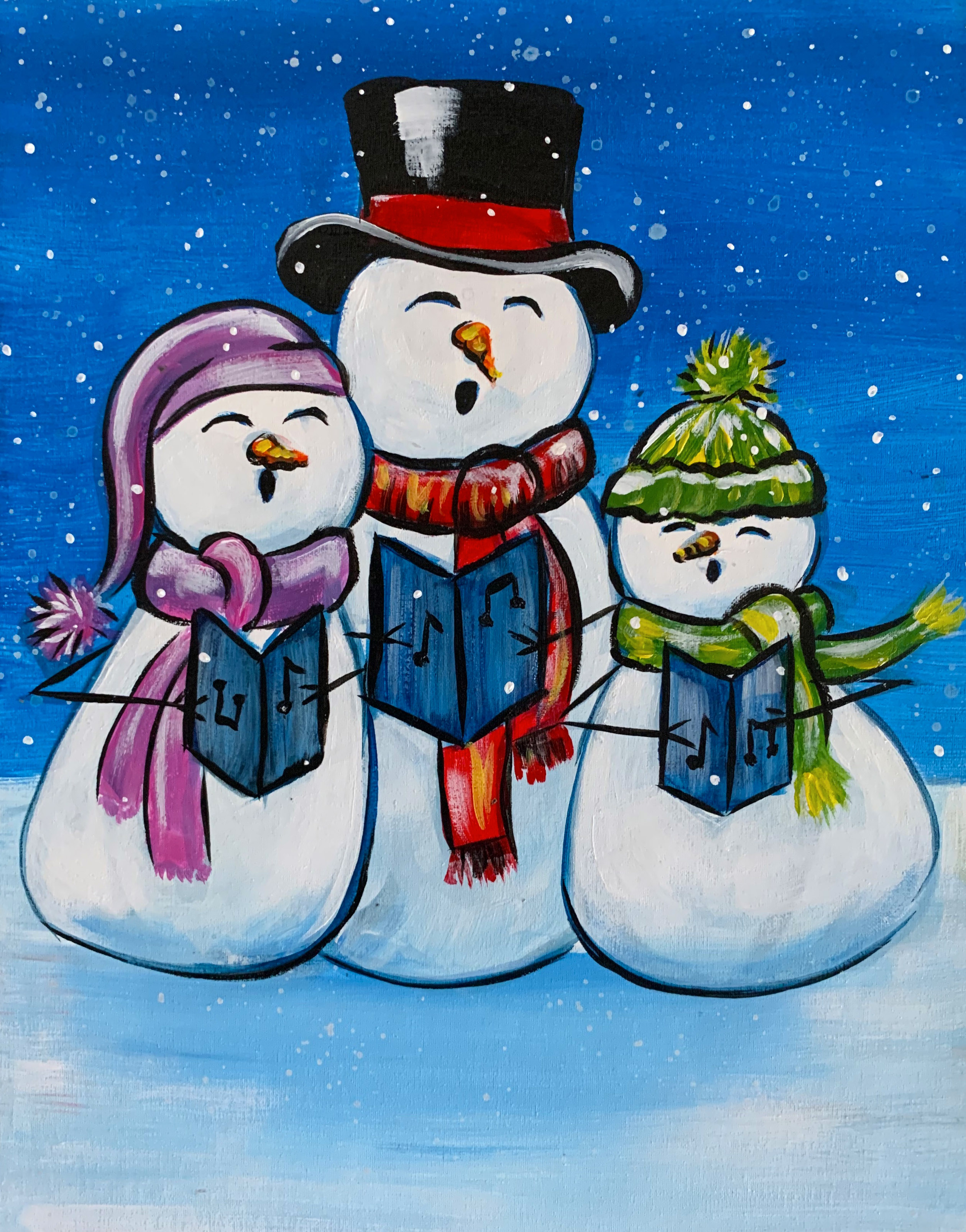 A Caroling Snowmen experience project by Yaymaker