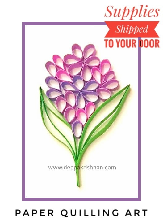 A Paper Quilling  Hyacinth experience project by Yaymaker