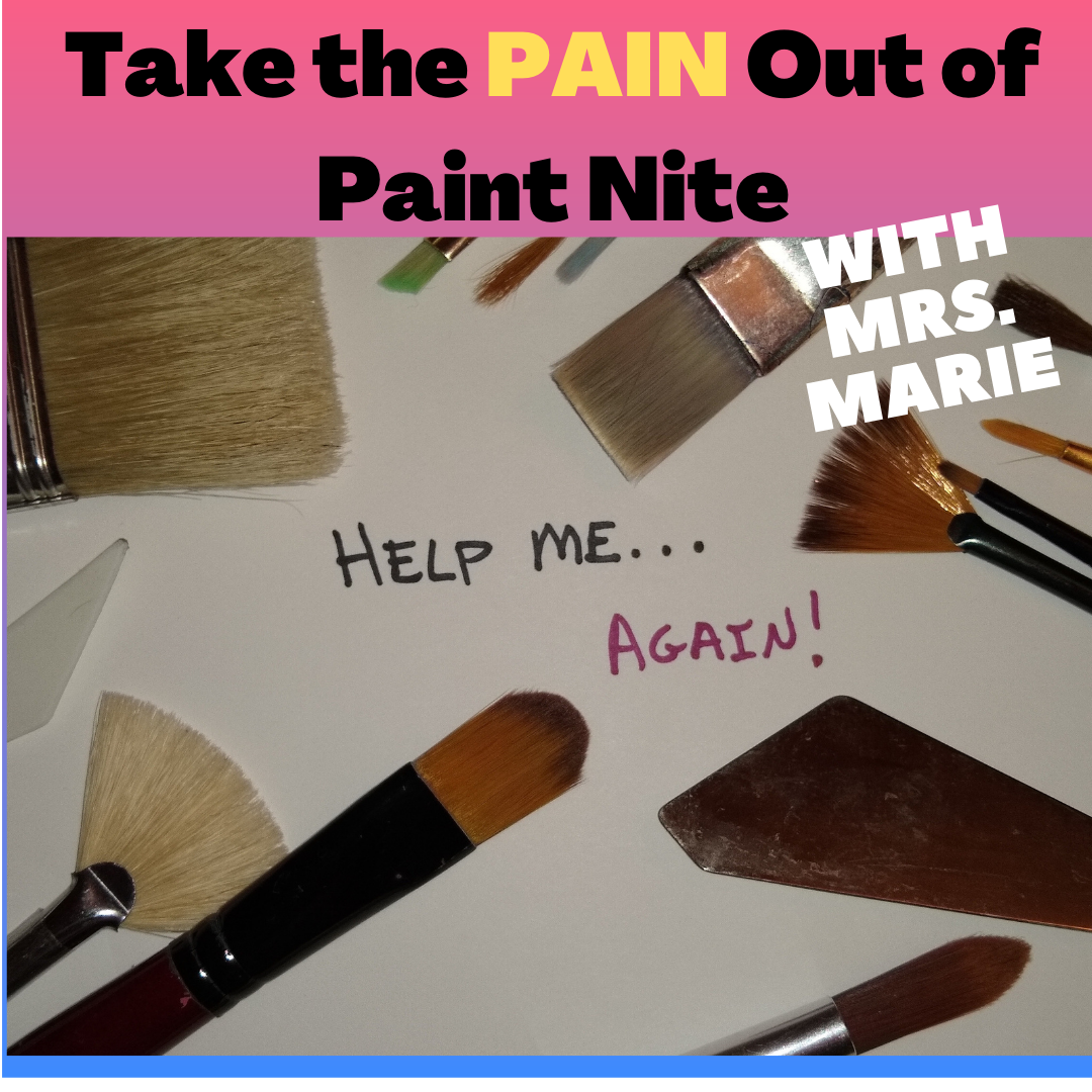 A Take the PAIN Out of PAINT Nite 2 Brushes experience project by Yaymaker