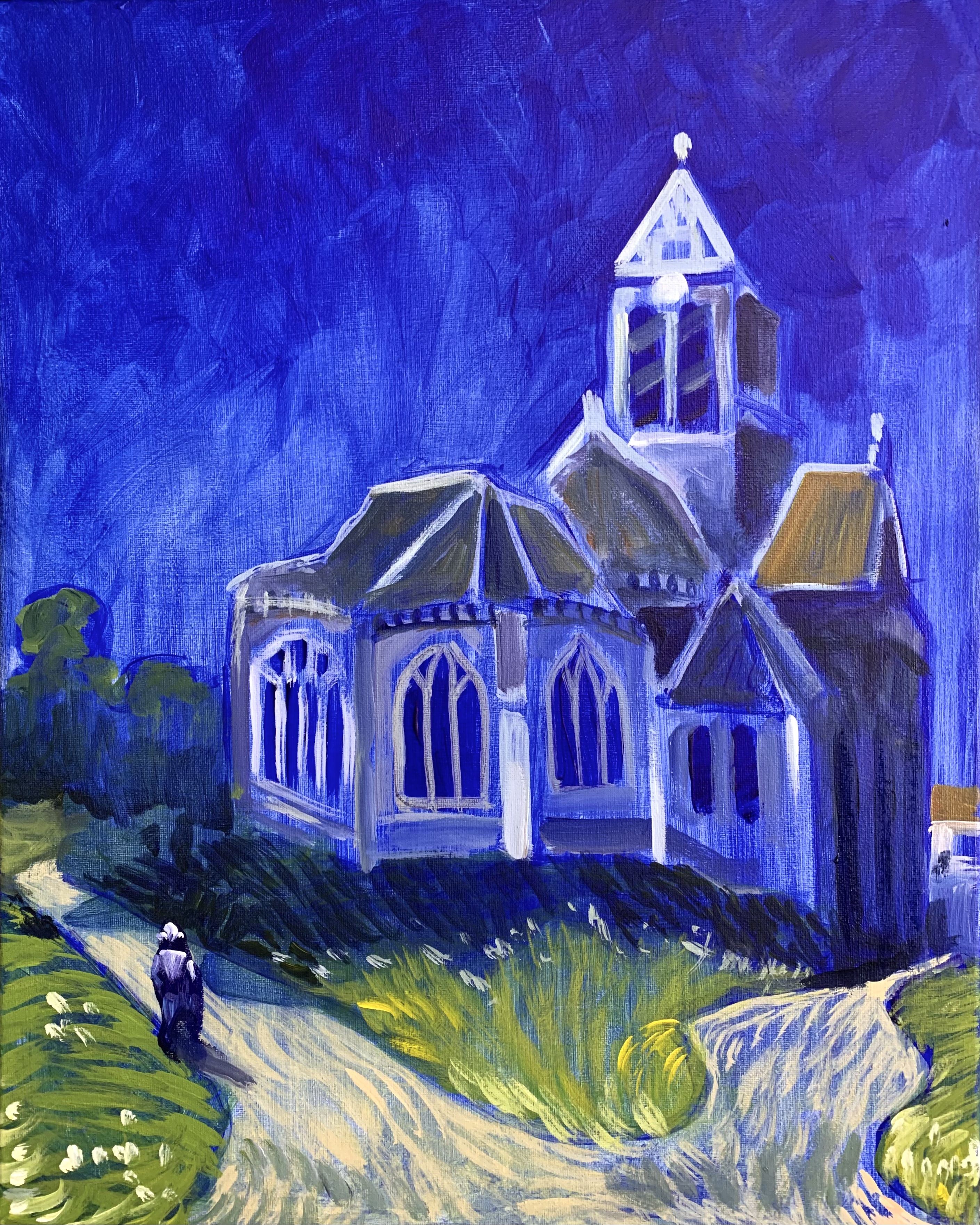 A Vincent van Gogh  The Church at Auvers experience project by Yaymaker