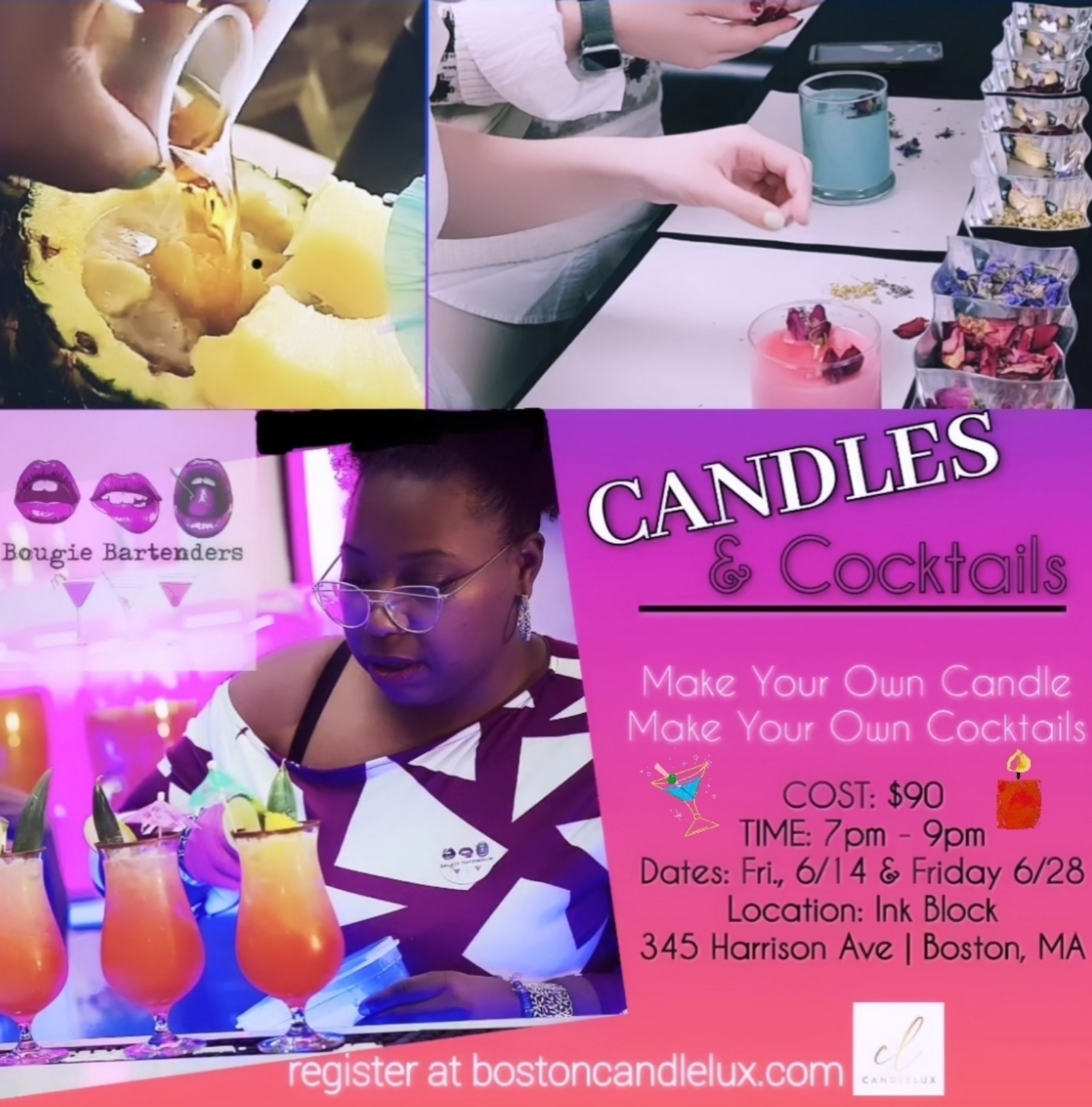 Candle Maker Candles & Cocktails A Candle Making and Cocktail Making