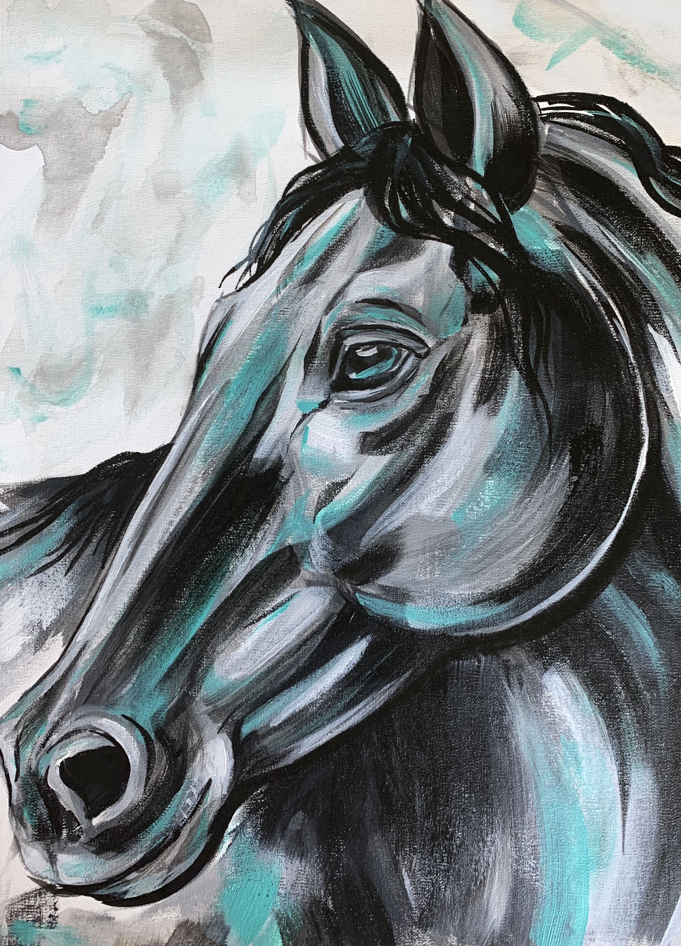 A Black and Teal Horse experience project by Yaymaker