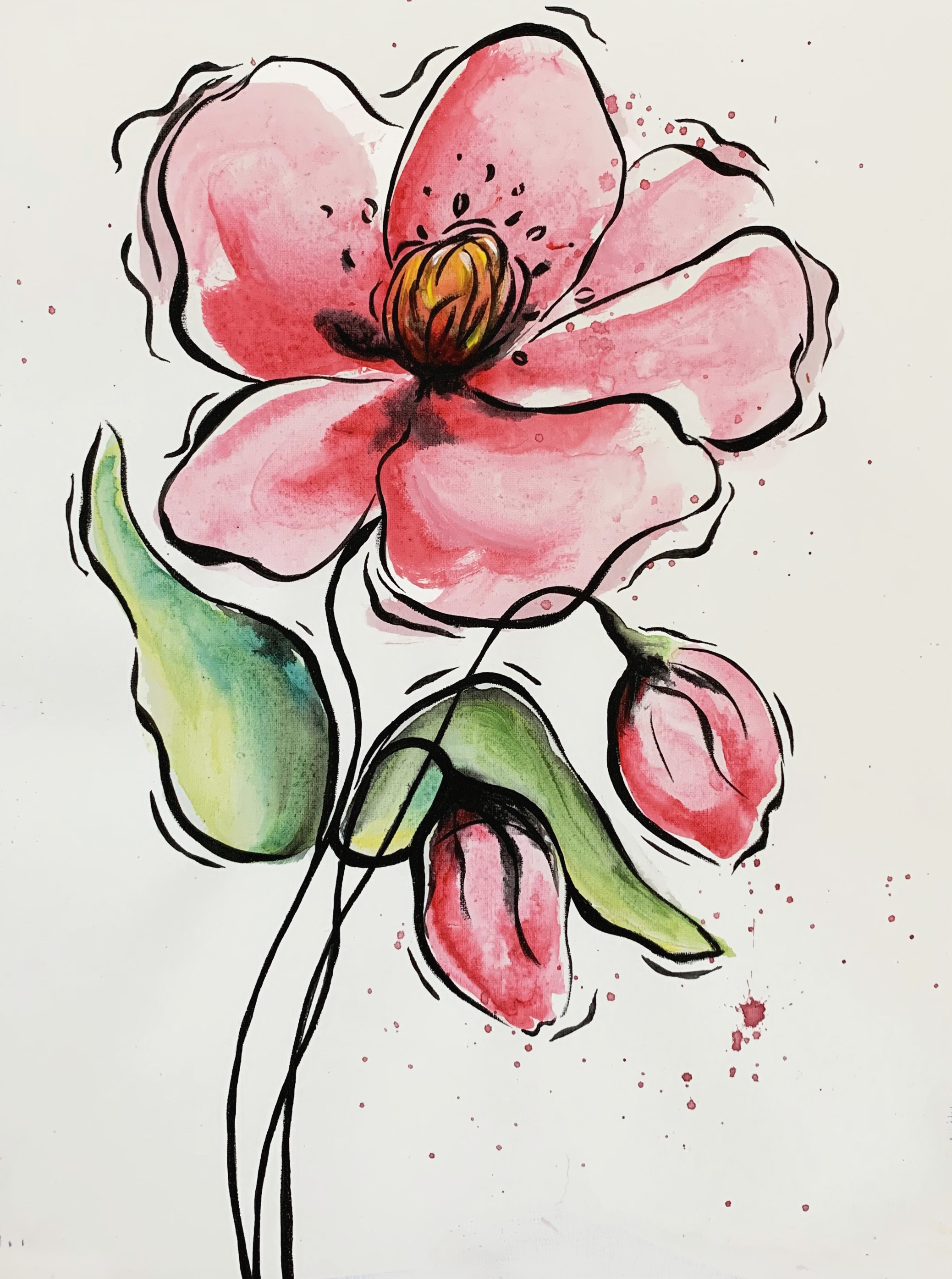 A Watercolorish Poppy experience project by Yaymaker